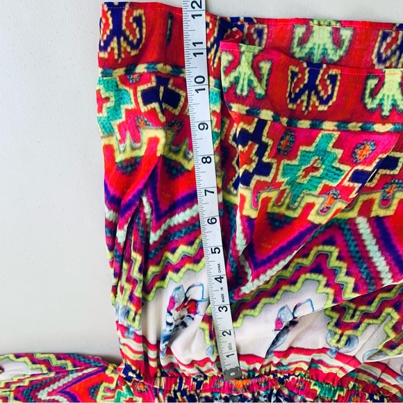 Camilla Drop Shoulder Playsuit Crystal Embellished Romper 100%silk size 3 (L) - Picture 10 of 15